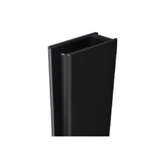 Purity Shower Screen Extended Aluminium U Channel Matte Black