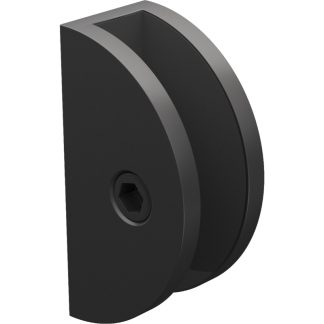 Purity Wall Bracket Round Matte Black
