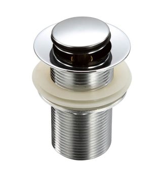 Pop Up Basin Waste 32mm Non Overflow Chrome