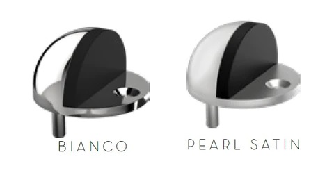 Purity Shower Screen Door Stop Pearl Satin - Image 3