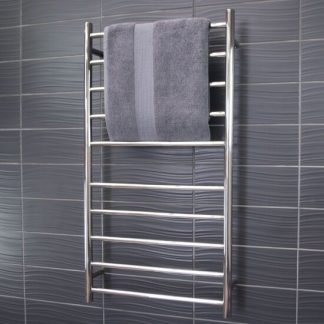 RTR02 Round Heated Towel Ladder 600 x 1100 S/Steel