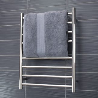 RTR530 Round Heated Towel Ladder 530 x 700 S/STEEL