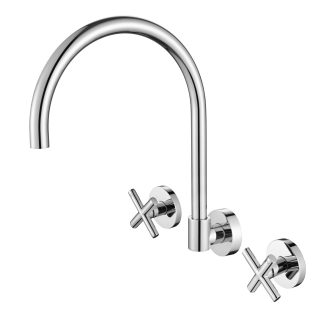 Ryker 1/4 Turn Sink Set Chrome