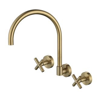 Ryker 1/4 Turn Sink Set Brushed Bronze