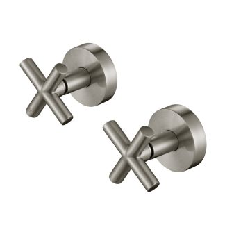 Ryker 1/4 Turn Wall Top Assemblies Brushed Nickel
