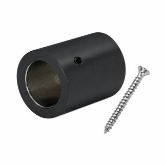 Slimline Wall Mount Fitting Matte Black