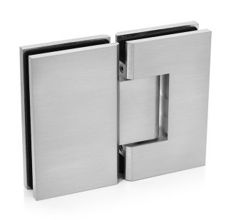 ADP Shower Screen Hinge Glass to Glass Brushed Nickel