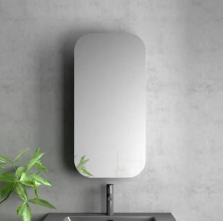 Newport Matte White Shaving Cabinet