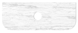 Bondi 1200 Natural Carrara Marble Stone Top