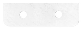 Bondi 1800 Solid Surface Cloudy Carrara Stone Top