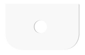Bondi 750 Solid Surface Matte White Stone Top