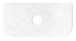 Havana Cloudy Carrara Solid Surface Top 900