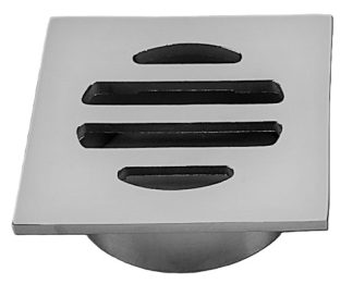 Square 316 Stainless Steel Floor Waste 50mm