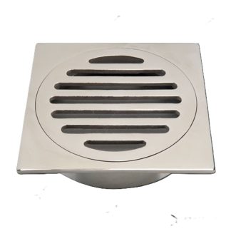 Square 316 Stainless Steel Floor Waste 80mm