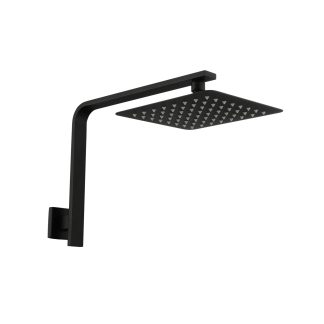 Liberty Gooseneck Fixed Shower Matte Black