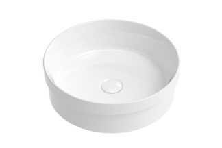 Chandler Ceramic Semi Inset Basin Gloss White