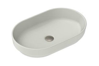 Marilyn Ceramic Above Counter Basin Matte Concrete