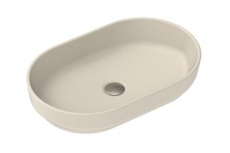 Marilyn Ceramic Above Counter Basin Matte Ivory