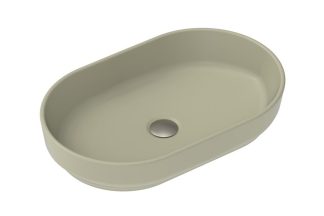 Marilyn Ceramic Above Counter Basin Matte Olive
