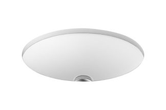 Sincerity Solid Surface Under Counter Basin Matte White