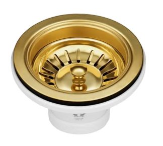 Sink Basket Waste Argent Gold