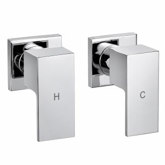 Square Wall Top Assemblies Chrome