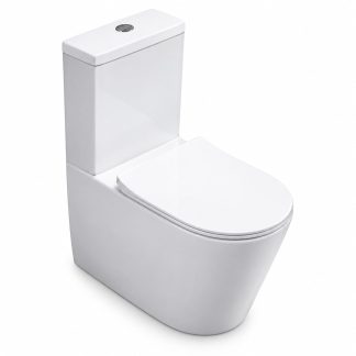 Cortona Rimless Back To Wall Toilet Suite