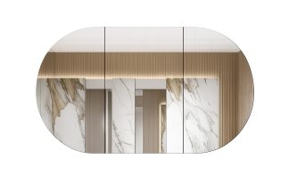 Bondi 1500 Shaving Cabinet Natural Oak