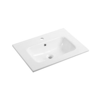 Ceramic Vanity Top White 600mm (03)