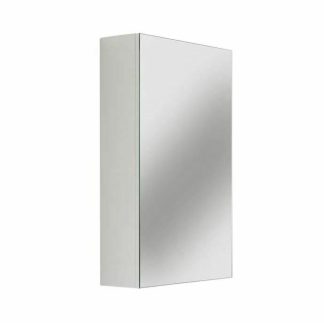 PVC Shaving Mirror Cabinet 450 Pencil Edge