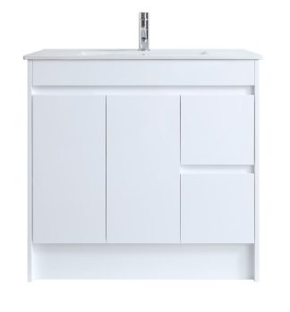 Albion 900 Finger Pull Vanity (Right Drawers)