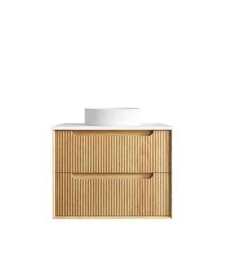 Byron Fluted Woodland Oak Vanity 750mm