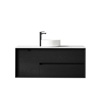 Byron Black Oak Vanity 1200mm