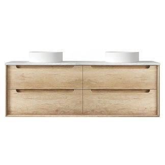 Byron Natural Oak Vanity 1500mm