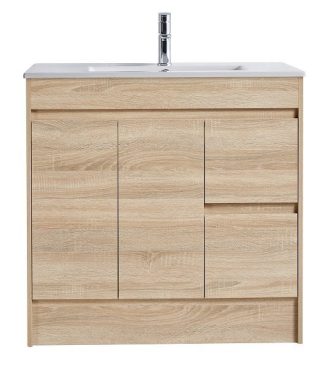 Finger Pull 900 Walnut Vanity