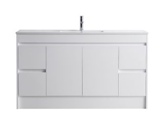 Finger Pull Vanity 1500mm Single & Double Bowls