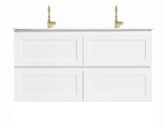 Marland Shaker Vanity 1200mm Double Bowl