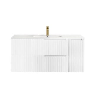 Noosa Matte White Vanity 1200mm