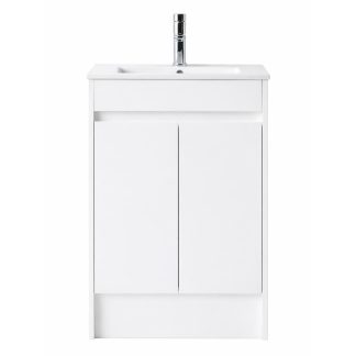Finger Pull 600 White Vanity