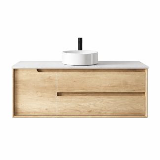 Byron Natural Oak Vanity 1200mm Basin Top