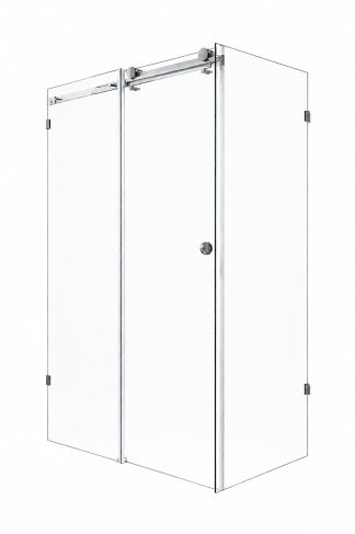 Flinders Sliding Frameless Shower Screens