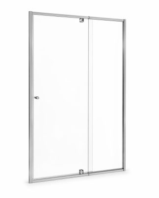 Monsoon Semi Frameless Silver Wall-To-Wall Shower Screens