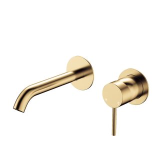 Kaya Basin Bath Wall Mixer Urban Brass