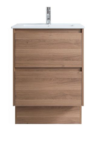 Kimba 600 Urban Oak All-Drawer Vanity - Freestanding