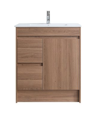 Kimba 750 Urban Oak Vanity Left Drawers