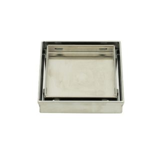 Radiant Square Tile Insert Floor Grate 50mm Stainless Steel