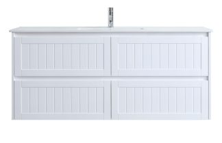 Heritage II 1500 Gloss White All-Drawer Vanity