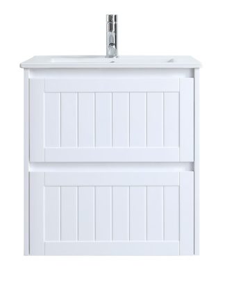 Heritage II 600 Gloss White All-Drawer Vanity