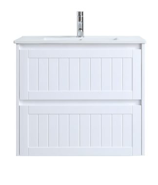 Heritage II 750 Gloss White All-Drawer Vanity