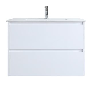 Malibu II 900 Gloss White All-Drawer Vanity